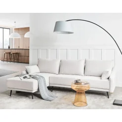 Hjørnesofa-Hjørnesofa Varde Offwhite,Svart