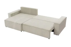 Sofa Med Sjeselong-Hobson Sofa med Divan 3-seter Grønn