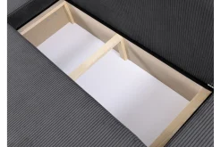 Sovesofaer-Hobson Sovesofa med Dobbel Sjeselong 4-seter i Plysj Grey