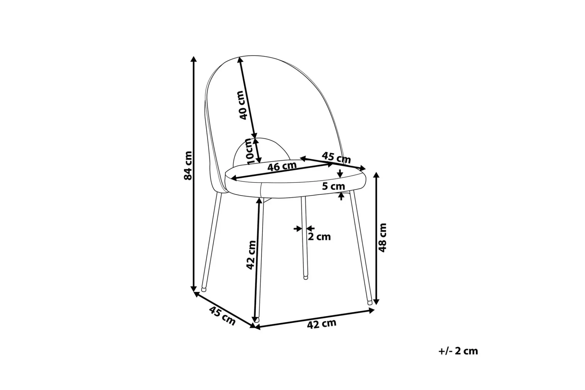 Hobucken Stol 2-pk