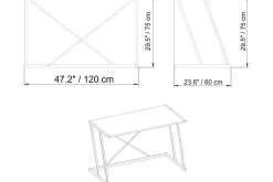 Holmö Skrivebord 120 cm