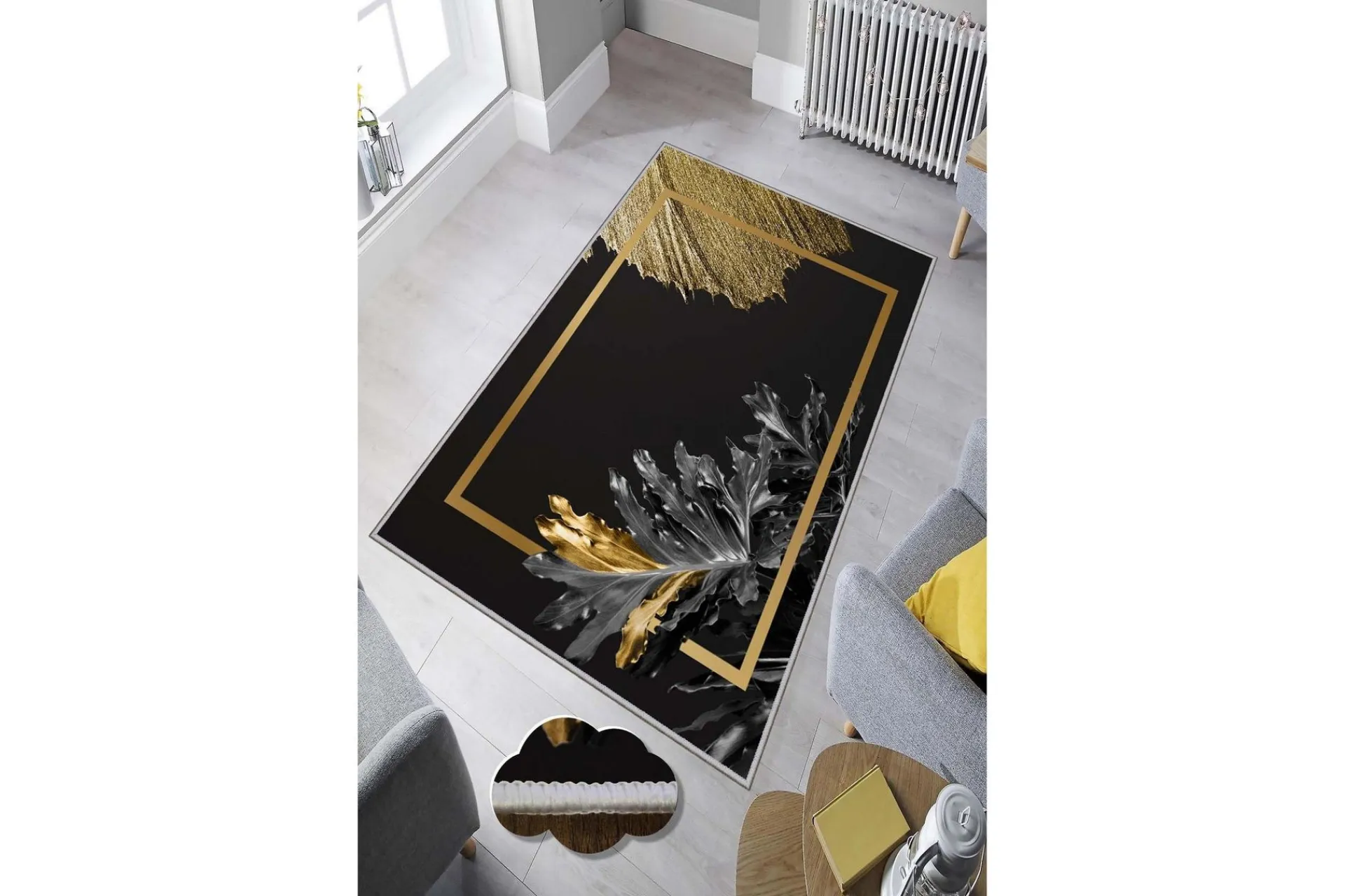 Moderne Tepper-Homefesto Matte 120x180 cm Flerfärgad