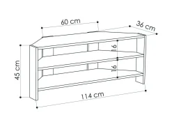 Homitis TV-benk 114 cm