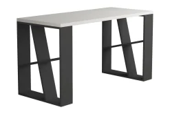 Kontorbord-Honemey Skrivebord 140 cm Hvit,Grey