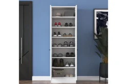 Oppbevaringsskap|Skap-Hooda Highboard 59,8x182,8 cm Hvit