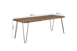 Wohnling Spisebord & Kjøkkenbord-Hookway Spisebord 200 cm Tre/Natur