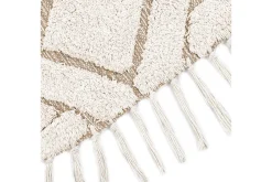 Moderne Tepper-Horasan Ryeteppe 140 cm Rund Beige