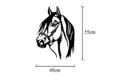 Horse Head Veggdekor