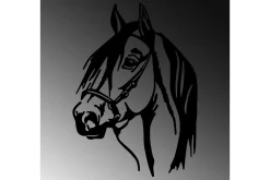 Horse Head Veggdekor