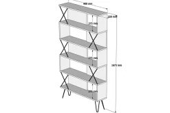Hovdane Bokhylle 80 cm