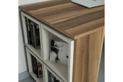 Hovdane Skrivebord 120 med Oppbevaring Hylle + Vegghylle