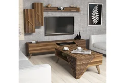 Tv-Møbelsett-Hovdane TV-Møbelsett 180 cm Brun