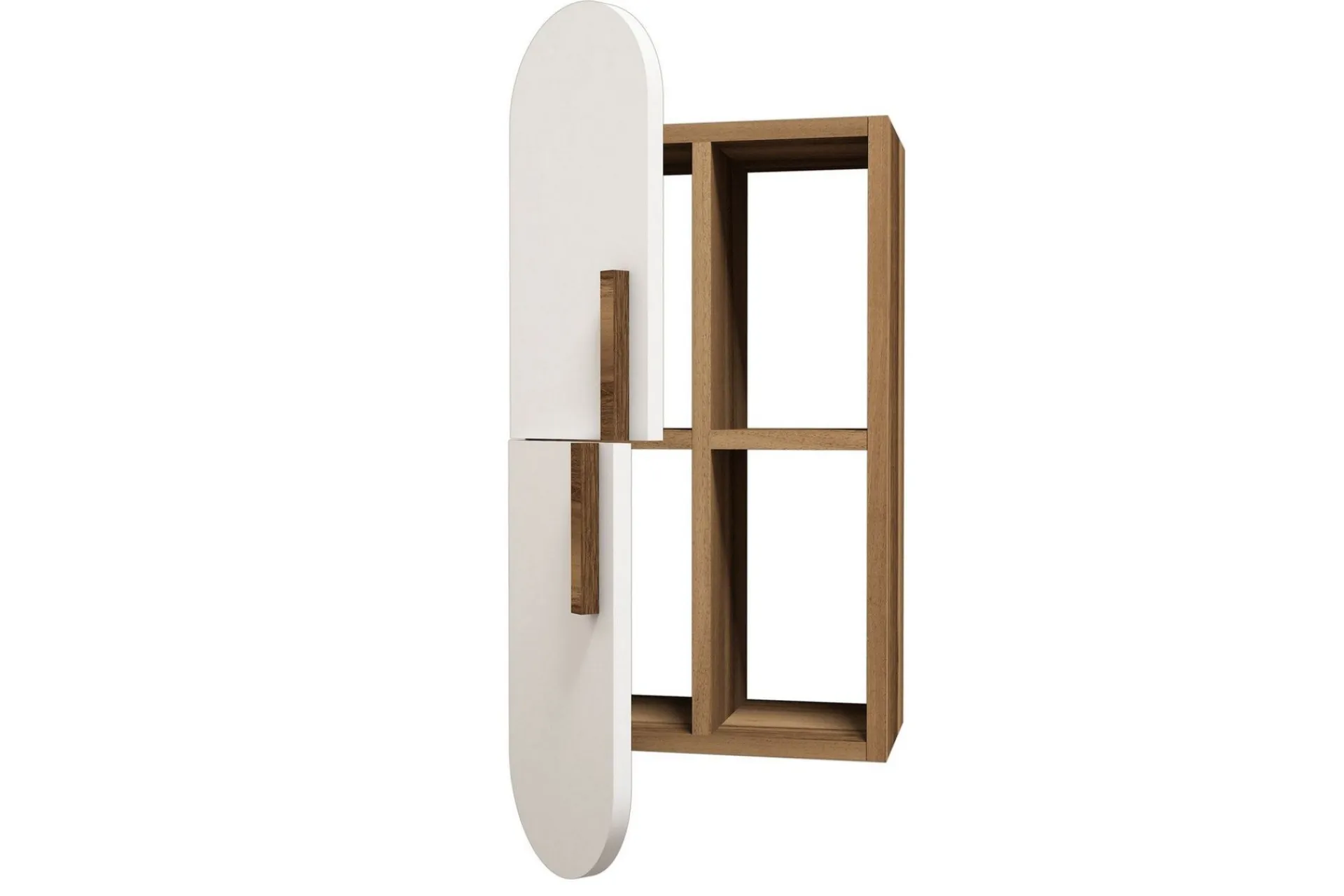 Vegghylle-Hovdane Vegghylle 35 cm Brun,Hvit