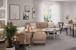 Bloomington Lenestoler|Kontorstol & Skrivebordsstol-Howard Classic Lenestol Mørk beige