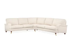 Bloomington Hjørnesofa-Howard Lyx 6-seters Høyrevendt L-formet Hjørnesofa i Manchester Beige