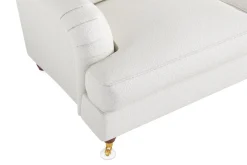 Bloomington 2 Seter Sofa-Howard Lyx 2-seters Sofa i Bouclé Hvit