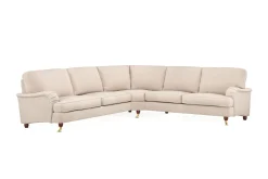 Bloomington Hjørnesofa-Howard Lyx 6-seters Venstrevendt L-formet Hjørnesofa i Stoff Beige