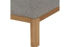 Hjørnesofa-Hörnsoffa Beliani Sosjo Beige, ljust trä, Högervänd Grey||Light colored wood Left-faced Grey,Lysfarget tre