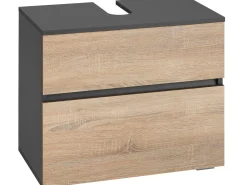 Baderom-Hudnall Servantskap 60x35 cm Natur,Antracit