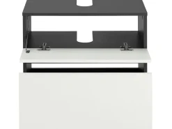 Baderom-Hudnall Servantskap 60x35 cm Hvit,Antracit