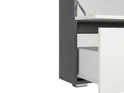 Baderom-Hudnall Servantskap 60x35 cm Hvit,Antracit