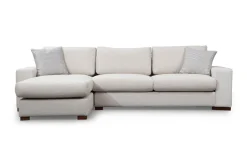 Sofa Med Sjeselong-Huelva Divansofa Beige