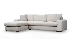 Sofa Med Sjeselong-Huelva Divansofa Beige