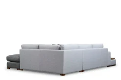 Sofa Med Sjeselong-Huelva Divansofa Grey