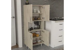 Baderom|Baderomsskap-Huette Høyskap Bad Beige