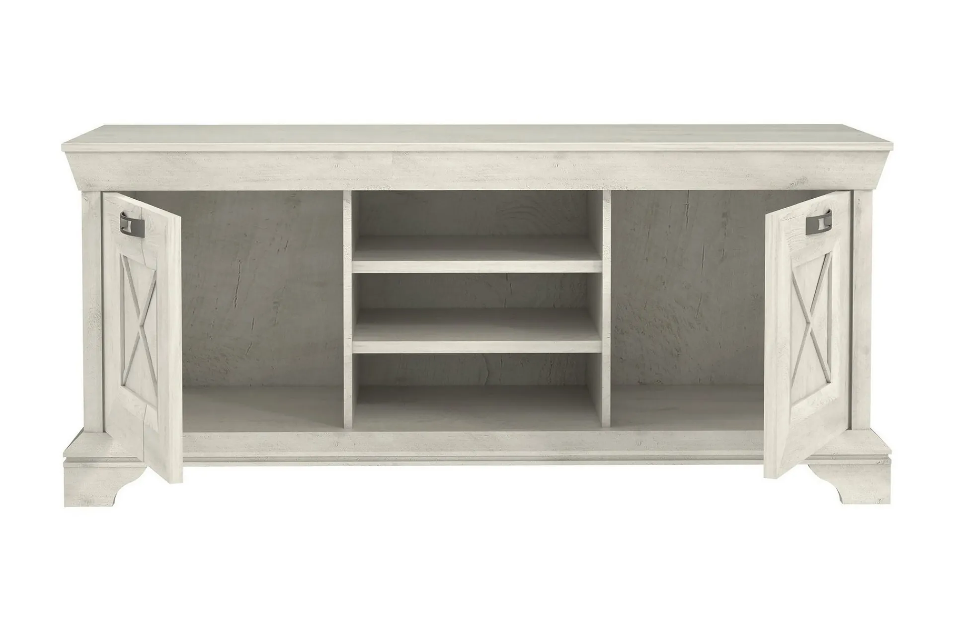 Tv-Benk & Mediabenk-Hurlston TV-Benk 147 cm Hvit
