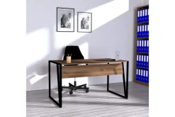 Kontorbord-Husada Skrivebord 140 cm Svart