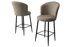 Barmøbler|Barstoler-Huxtable Barkrakk Cappuccino,Svart
