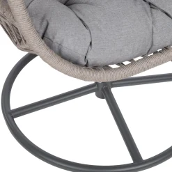 Hvilestol HOME4YOU Cassia Swivel 85x85x151 cm