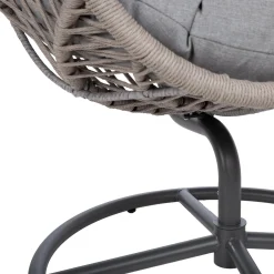 Hvilestol HOME4YOU Cassia Swivel 85x85x151 cm
