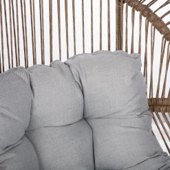 Utelenestoler|Loungemøbler Salg-Hvilestol HOME4YOU Dorian swivel 89x95x154 cm Lysebrun