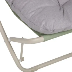 Solstoler|Friluftsutstyr-Hvilestol HOME4YOU Piper med kalesje Beige