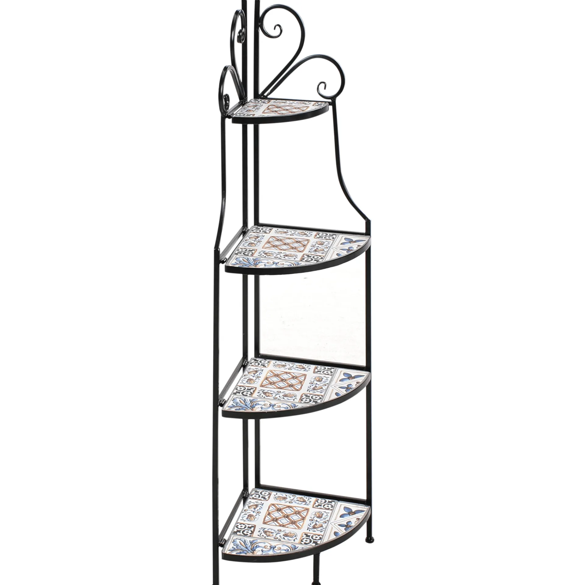 Lagringshus & Boder|Lagringshus & Boder-Hylle utendørs Favara 43 cm Svart/flerfarget