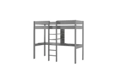 Barneseng & Juniorseng-Høyseng Pino Grå, Uten sovesofa Grey