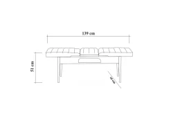 Idehult Spisegruppe 4 deler 75 cm