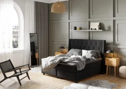 Kontinentalsenger|Komplett Sengepakke-Imperia Komplett Sengepakke 180x200 cm Svart