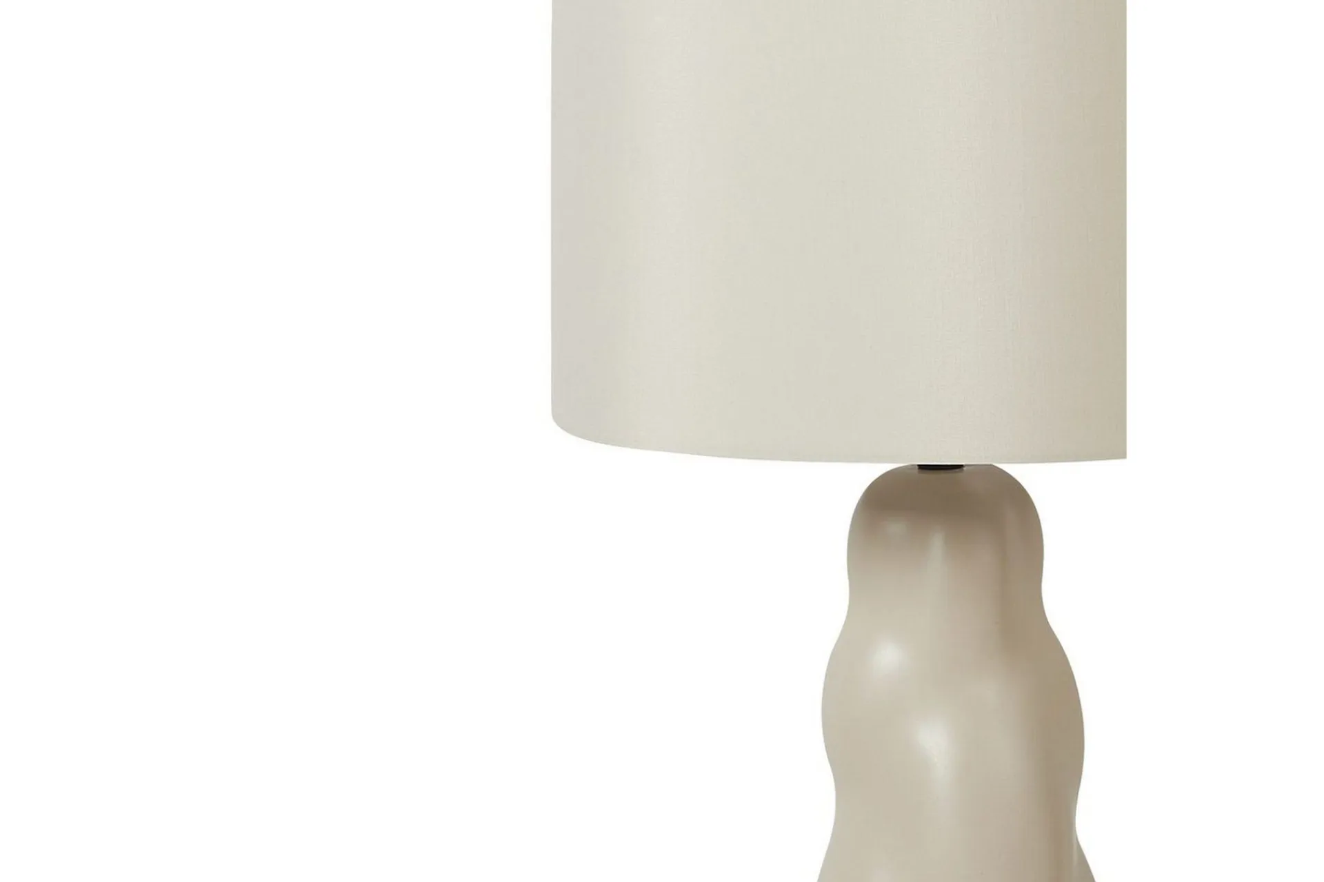 Nattbordslampe|Bordlampe-Incantata Bordlampe 51 cm E27 Beige
