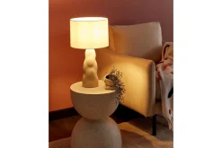 Nattbordslampe|Bordlampe-Incantata Bordlampe 51 cm E27 Beige