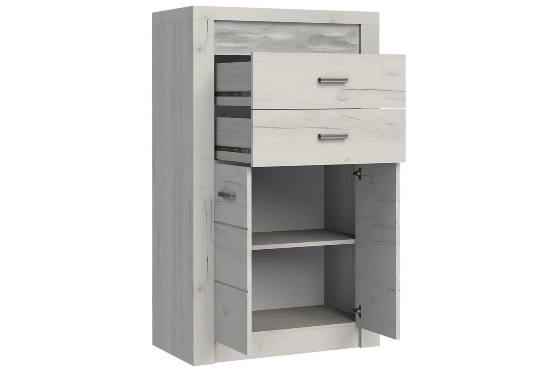 Sideboard & Skjenker-Indianapolis Skjenk 76x42x127 cm Ask