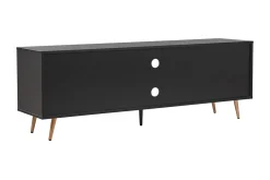 Tv-Benk & Mediabenk-Indio TV-benk 166x40 cm Svart
