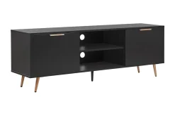Tv-Benk & Mediabenk-Indio TV-benk 166x40 cm Svart