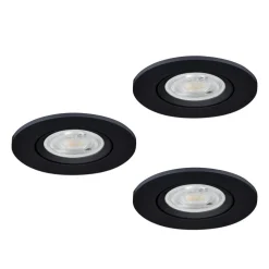 Innfelt lampe Barranco IP44 30 mm 3000K Sett på 3