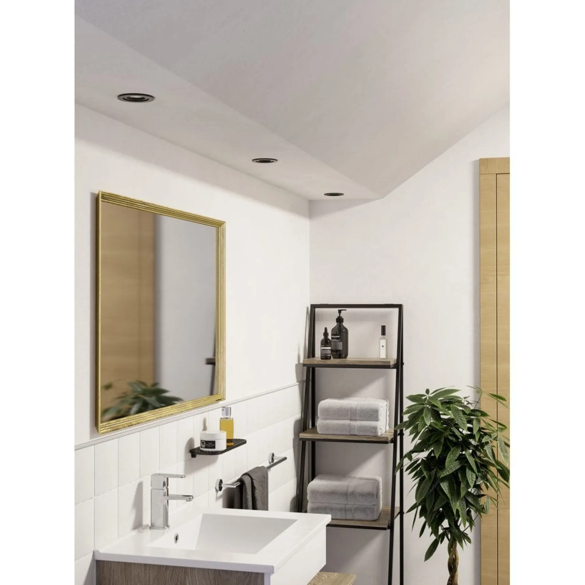 Innfelt lampe Barranco IP44 30 mm 3000K Sett på 3