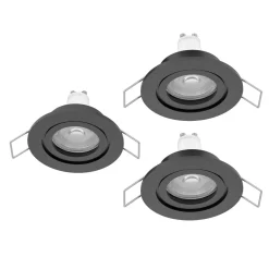 Innfelt lampe Barranco IP44 30 mm 3000K Sett på 3
