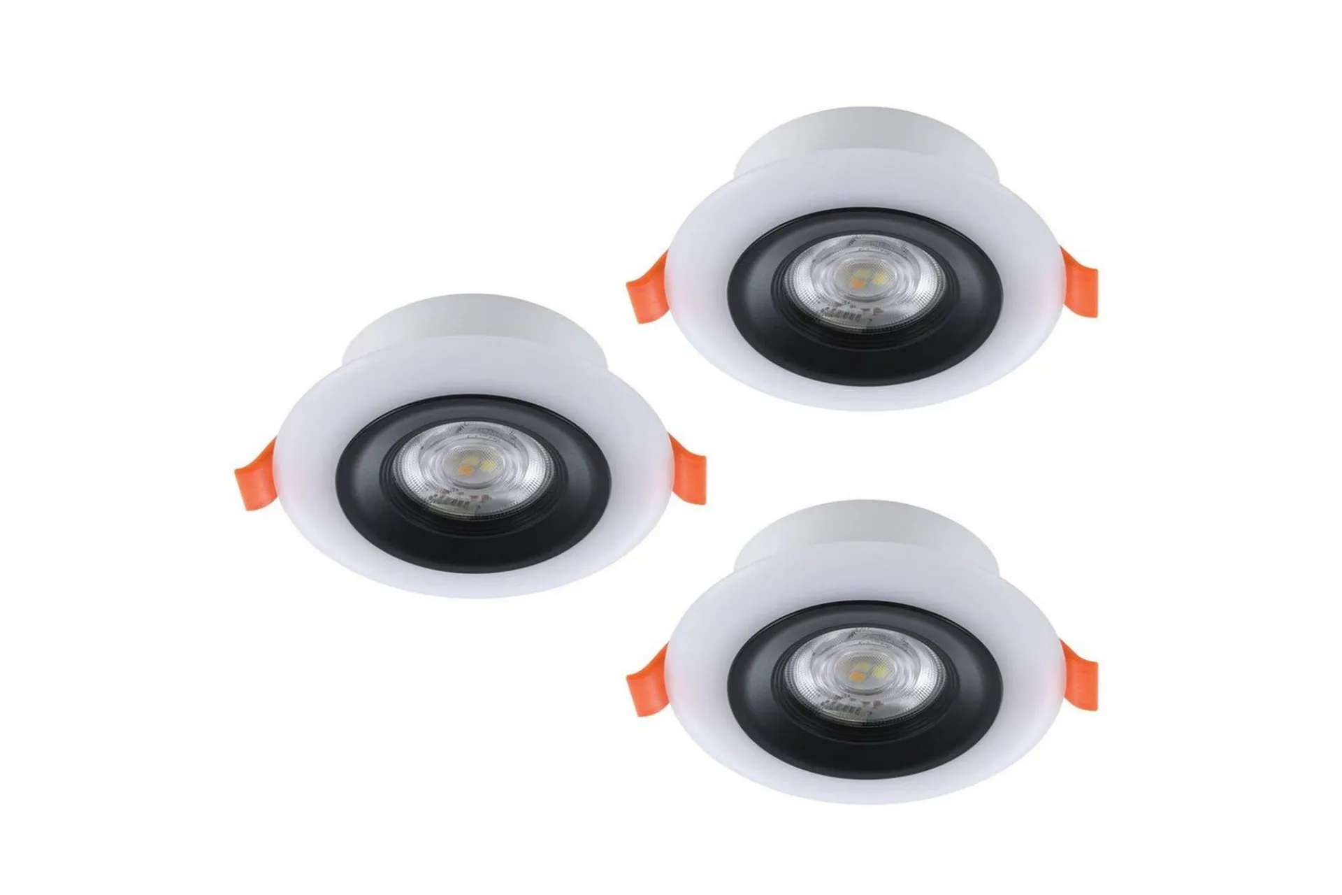 Eglo Innfelt Lampe Calonge RGB 3 stk Svart, Hvit
