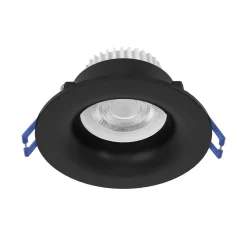 Spotlights & Downlights-Innfelt lampe Salabate 88 mm Svart
